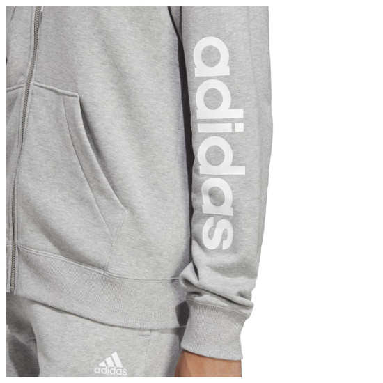 Adidas Γυναικεία ζακέτα Essentials Linear Full-Zip French Terry Hoodie Adidas Γυναικεία ζακέτα Essentials Linear Full-Zip French Terry Hoodie